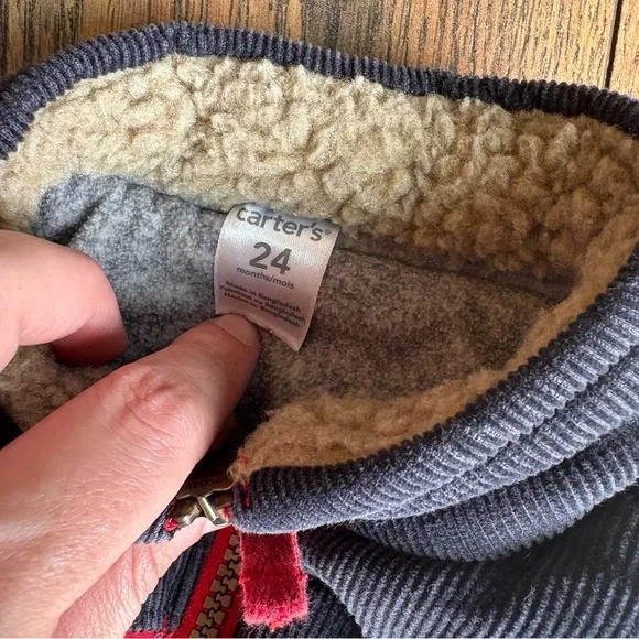 Carter's Toddler Winter sleeveless Puffer Vest size 24 Months set of 2 - Picture 4 of 6